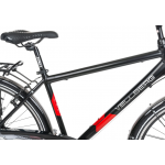 Trekingový bicykel 28" VELLBERG DISCOVER 1.2 čierno-červený 19"